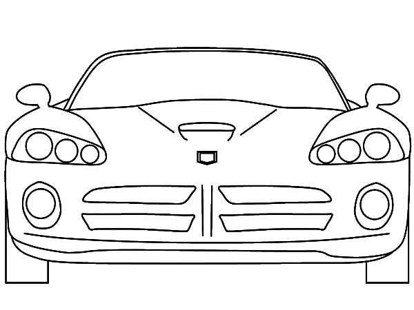 Dodge Cars, : Dodge Car Coloring Pages